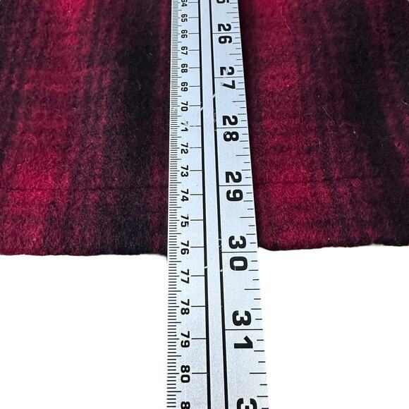 Vintage Woolrich Jacket Men’s 44 Red Black Plaid Wool 30s 40s Hunting Coat Heavy - Picture 10 of 13